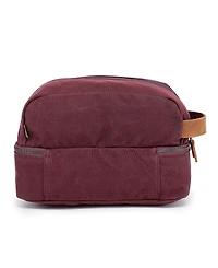 Tsd Brand Stone Creek Waxed Canvas Toiletry Bag