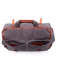 Tsd Brand Stone Creek Waxed Canvas Duffel Bag