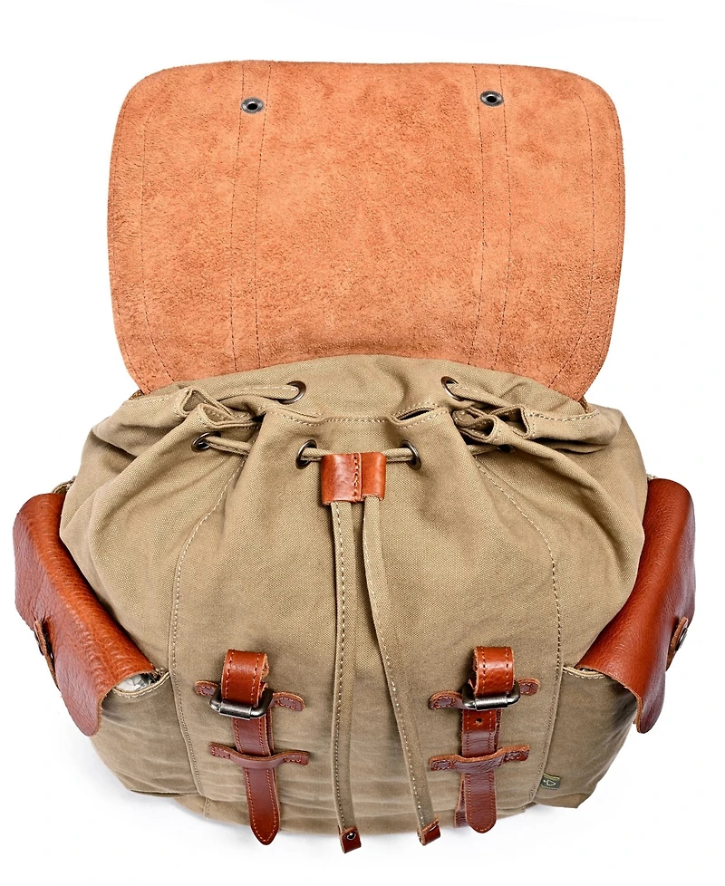 Tsd Brand Hosta Valley Canvas Backpack