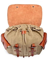 Tsd Brand Hosta Valley Canvas Backpack