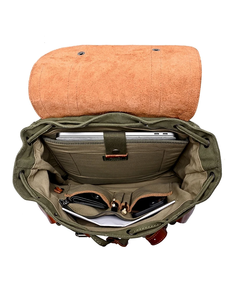 Tsd Brand Hosta Valley Canvas Backpack