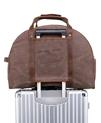Tsd Brand Stone Creek Waxed Canvas Travel Bag