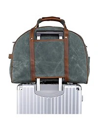 Tsd Brand Stone Creek Waxed Canvas Travel Bag