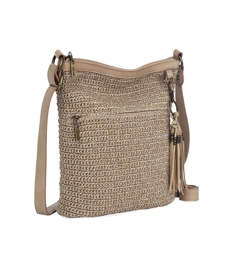 The Sak Women's Lucia Crochet Medium Crossbody Bag