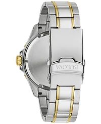 Bulova Men's Marine Star Two-Tone Stainless Steel Bracelet Watch 43mm