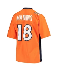 Women's Mitchell & Ness Peyton Manning Orange Denver Broncos Legacy Replica Player Jersey