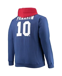 Men's Profile Artemi Panarin Blue New York Rangers Big and Tall Colorblock Full-Zip Hoodie