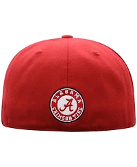 Men's Top of the World Crimson Alabama Tide Team Color Fitted Hat