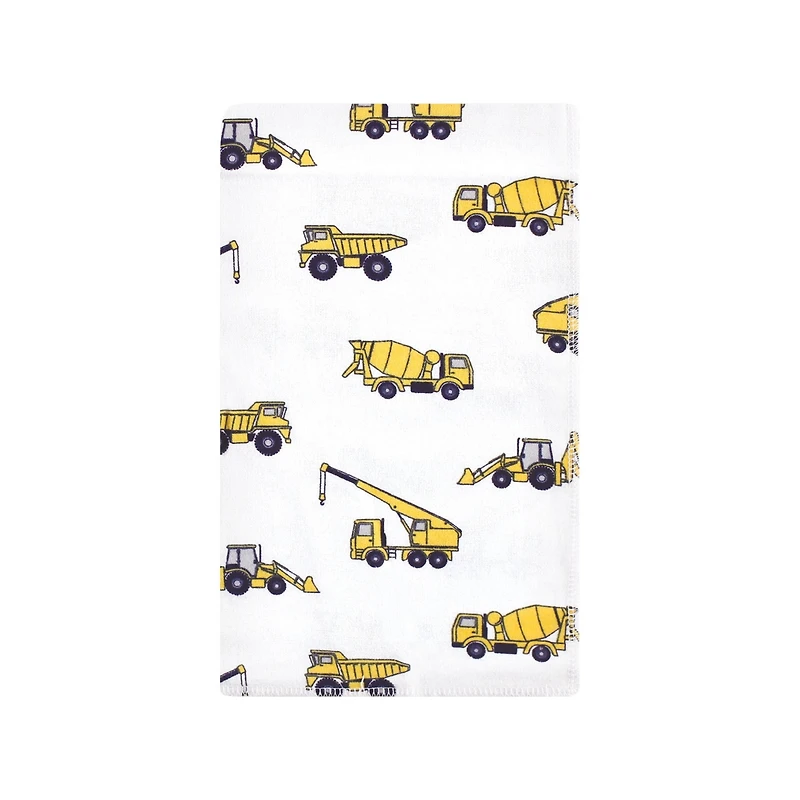 Hudson Baby Boys Soft Flannel 10-Pack Absorbent Burp Cloths