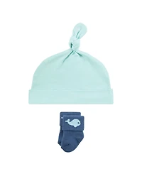 Hudson Baby Baby Boys Hudson 8pc Cap/Socks Set