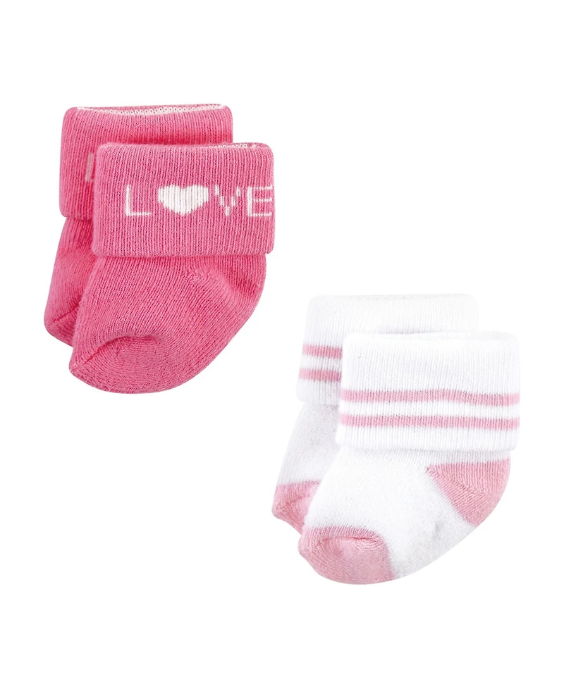 Hudson Baby Girls 8Pk Terry Socks
