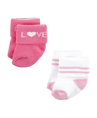 Hudson Baby Girls 8Pk Terry Socks