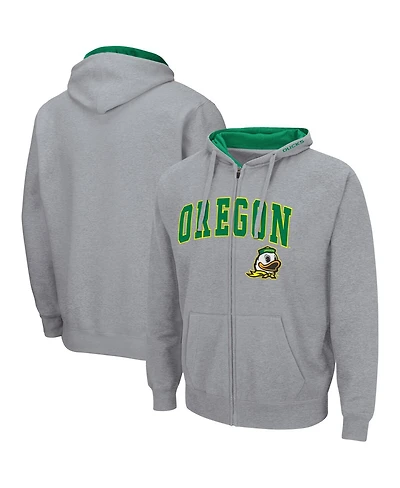Colosseum Men's Oregon Ducks Arch & Logo 3.0 Full-Zip Hoodie