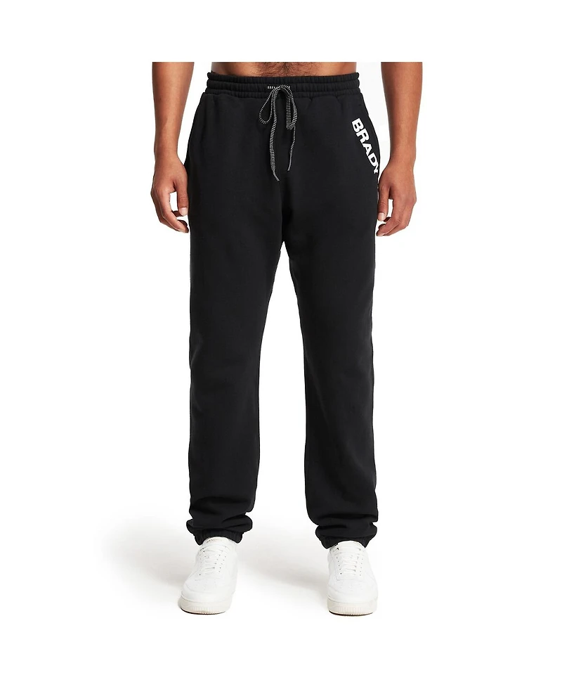 Men's Brady Black Wordmark Fleece Pants