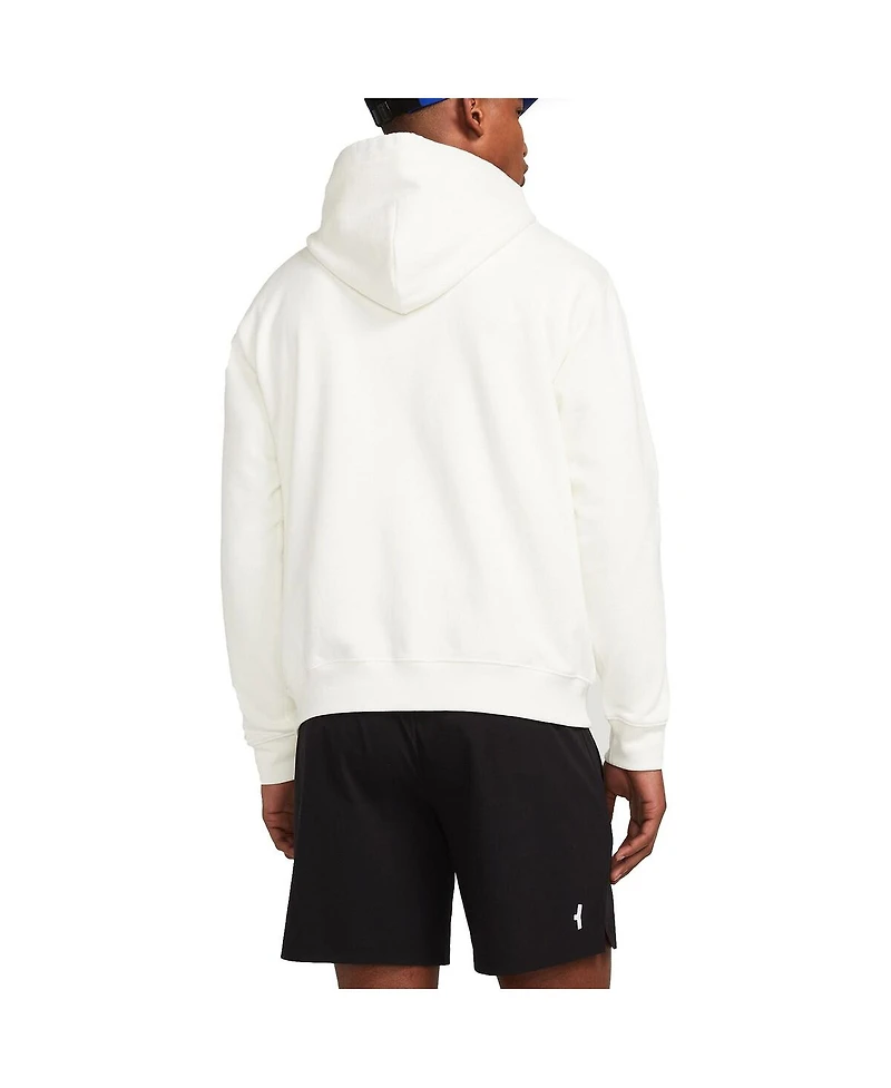 Men's Brady White Varsity Pullover Hoodie