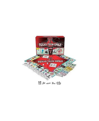 Late for the Sky Texas Tech- Opoly Board Game