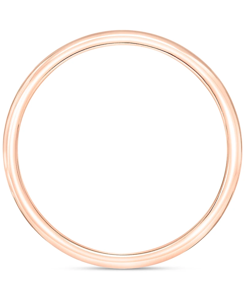 Comfort Fit Wedding Band (2mm) 14k Gold