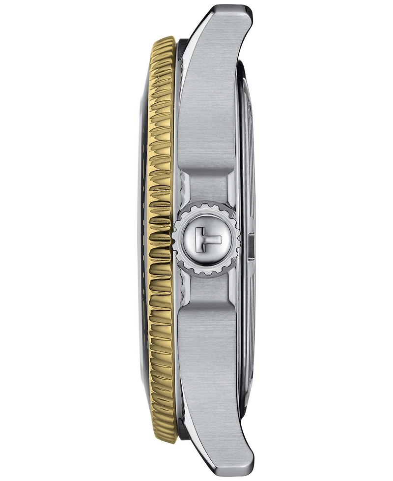 Tissot Unisex Seastar Silver-Tone Stainless Steel Bracelet Watch 36mm