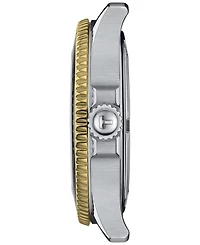Tissot Unisex Seastar Silver-Tone Stainless Steel Bracelet Watch 36mm