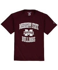 Big Boys Champion Maroon Mississippi State Bulldogs Circling Team Jersey T-shirt