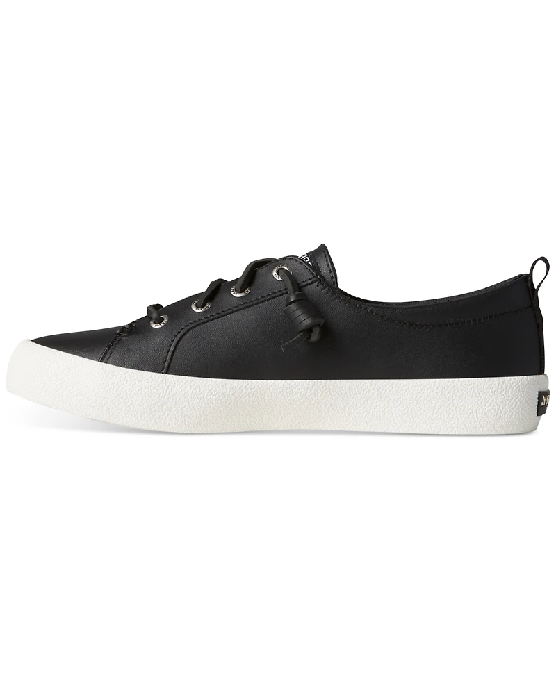 Sperry Women's Crest Vibe Leather Sneakers, Created for Macy's