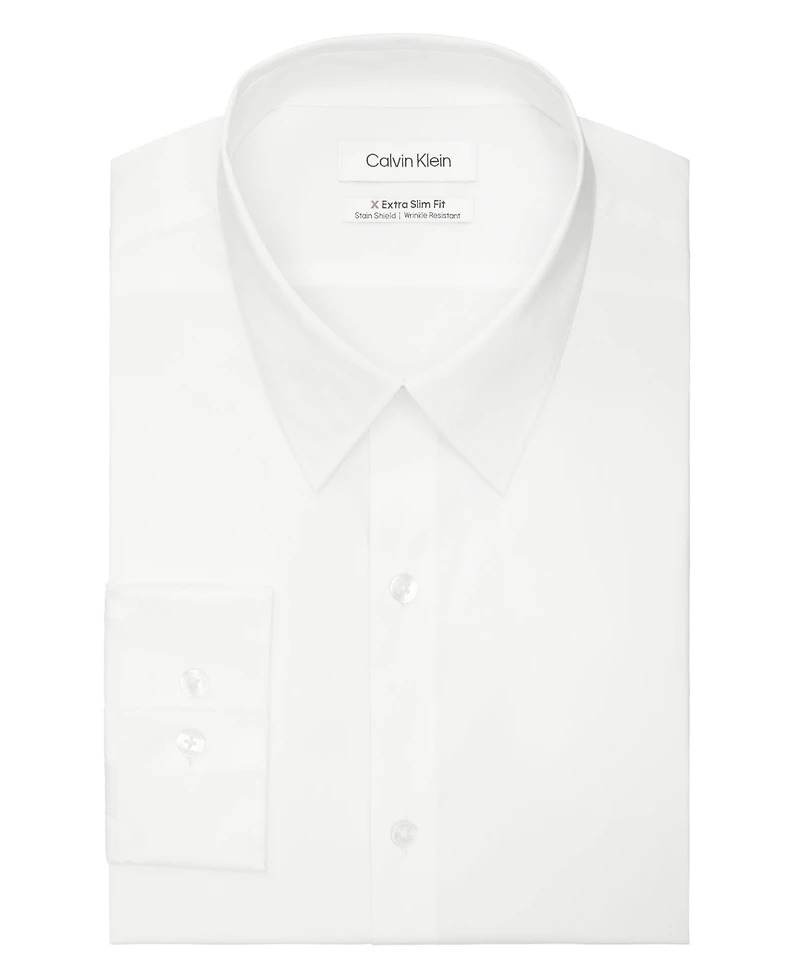 Calvin Klein Men's Extra Slim Fit Stretch Dress Shirt