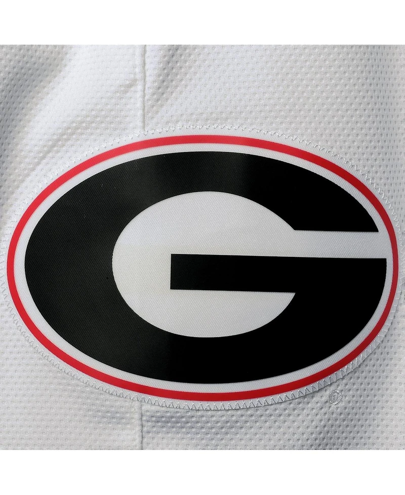 Men's Nike White Georgia Bulldogs Retro Replica Performance Basketball Shorts