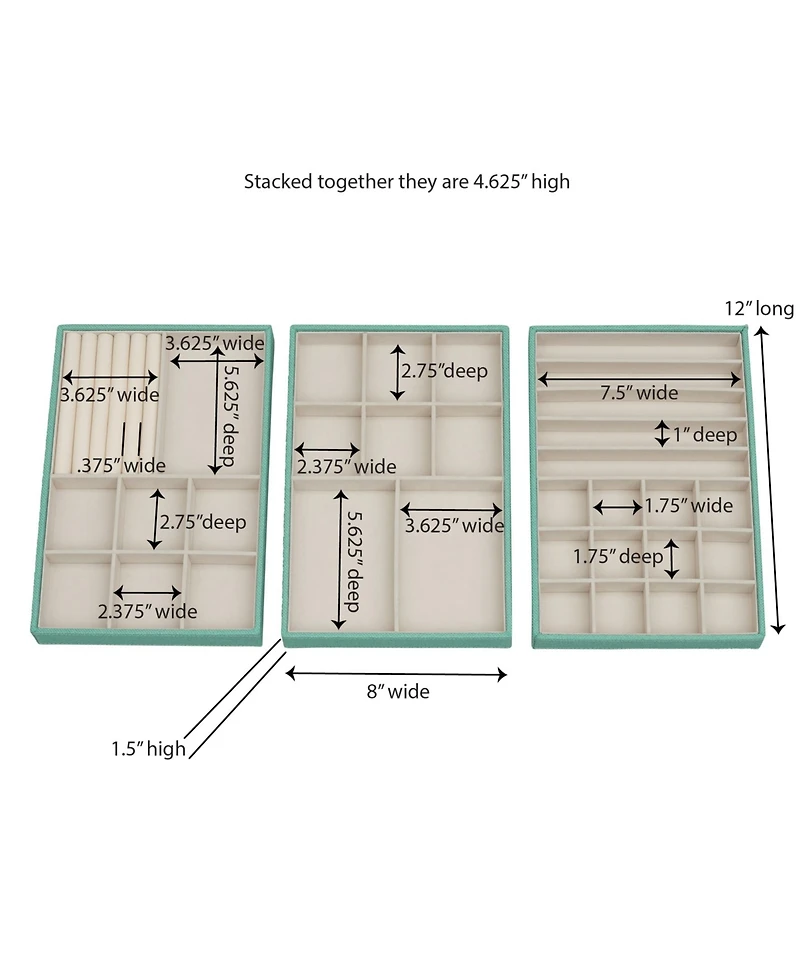 3-Tier Jewelry Tray