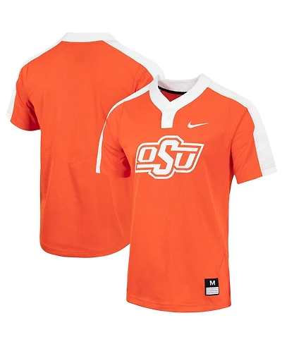 Nike Men's Orange Oklahoma State Cowboys Replica 2-Button Softball Jersey
