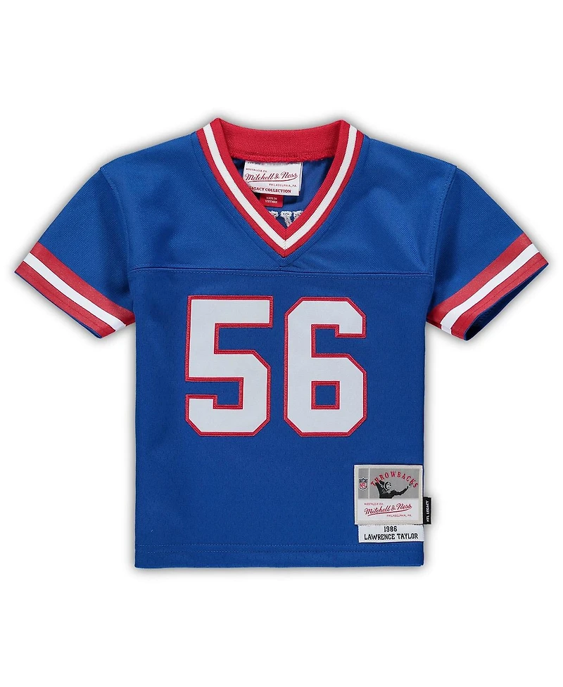 Infant Unisex Mitchell & Ness Lawrence Taylor Royal New York Giants 1986 Retired Legacy Jersey
