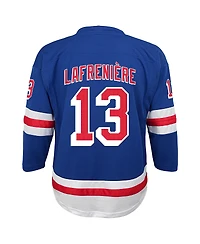 Big Boys Alexis Lafreniere Blue New York Rangers Home Replica Player Jersey