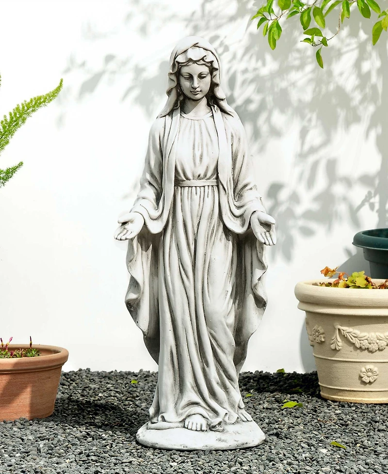 Glitzhome Blessed Mother Mary Garden Statue