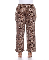 Plus Printed Palazzo Pants
