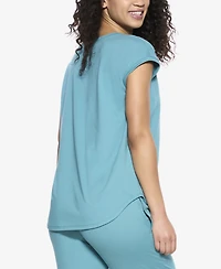 Women's Textured Slub Knit Muscle Tee