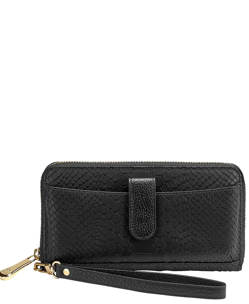 GiGi New York Women's City Phone Wallet - Black