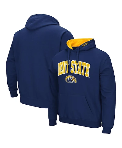 Colosseum Men's Kent State Golden Flashes Arch and Logo Pullover Hoodie