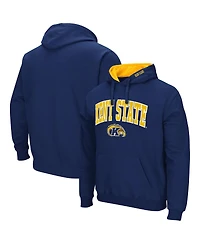 Colosseum Men's Kent State Golden Flashes Arch and Logo Pullover Hoodie