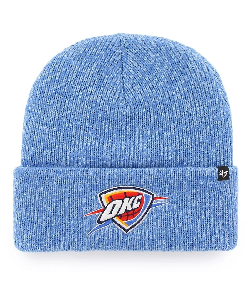 Men's '47 Blue Oklahoma City Thunder Brain Freeze Cuffed Knit Hat