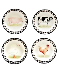 Certified International On The Farm Soup Bowl, Set of 4