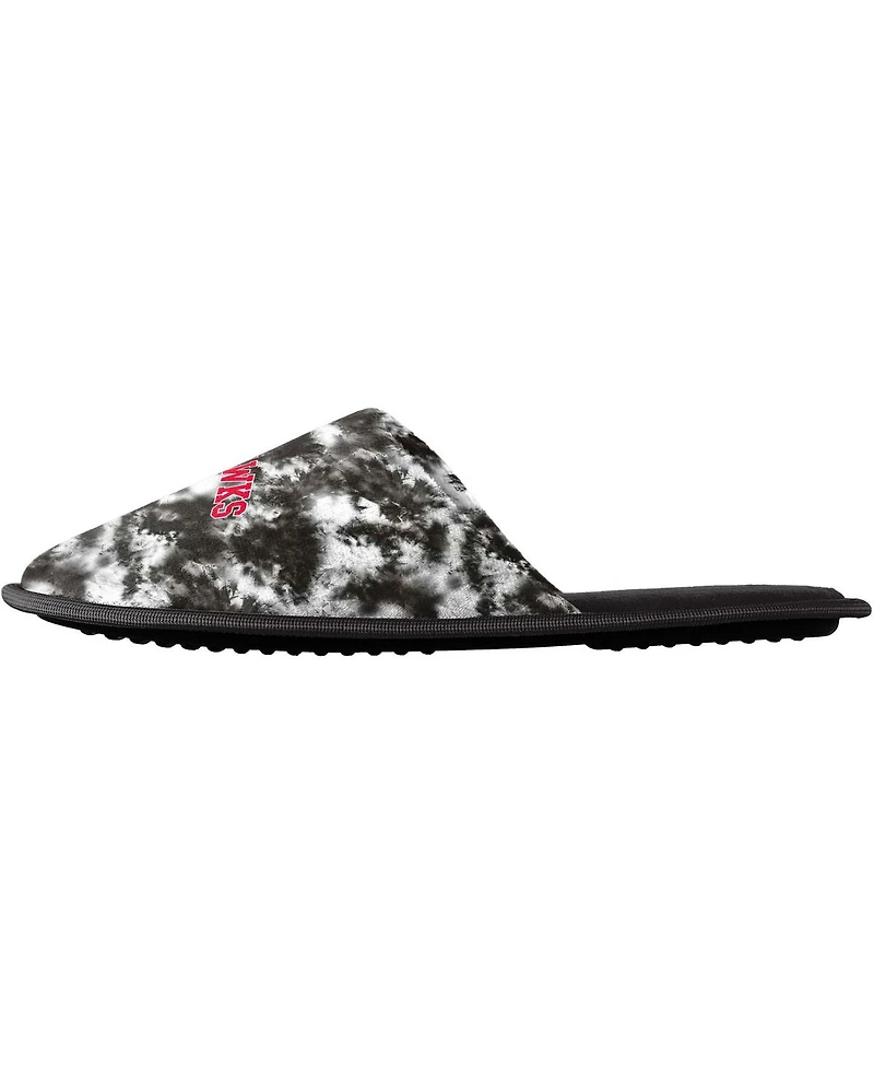 Women's Foco Chicago Blackhawks Iconic Logo Scuff Slippers