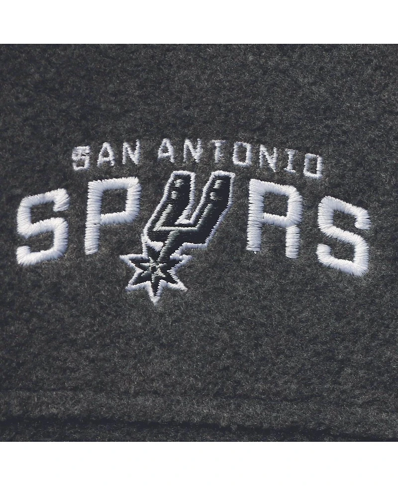 Men's Columbia San Antonio Spurs Heathered Charcoal Flanker Full-Zip Jacket