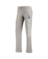 Women's Concepts Sport Gray, Royal Los Angeles Dodgers Meter Muscle Tank Top and Pants Sleep Set