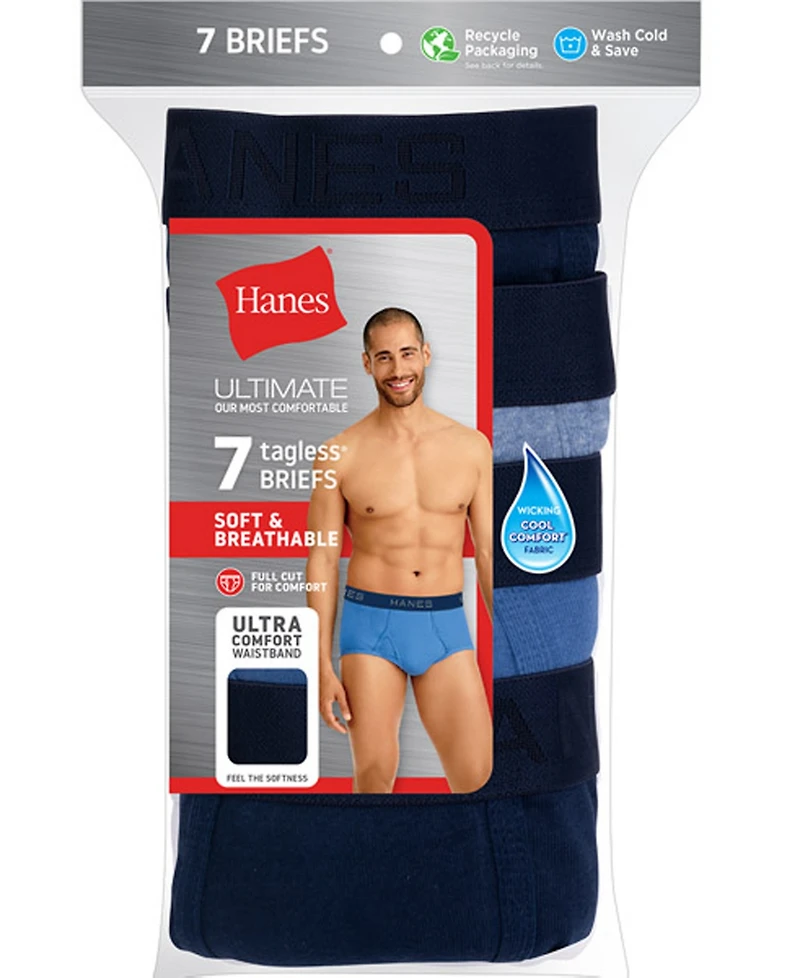 Hanes Men's 7-Pk. Ultimate ComfortSoft Briefs