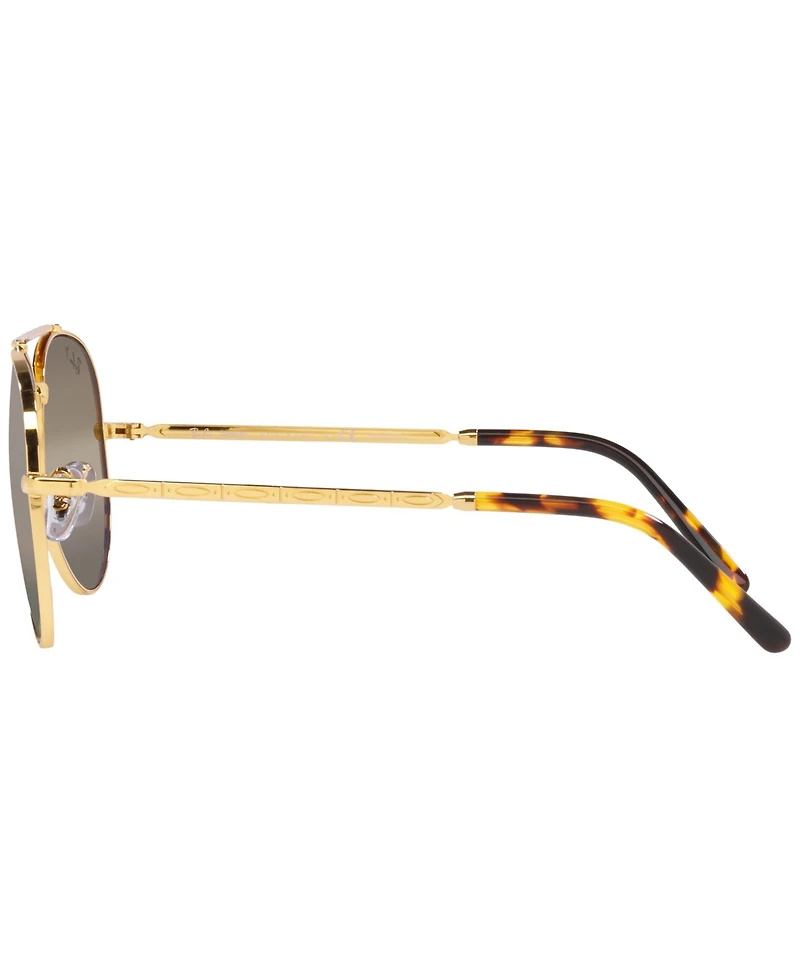 Ray-Ban Unisex Polarized Sunglasses, RB3625 New Aviator