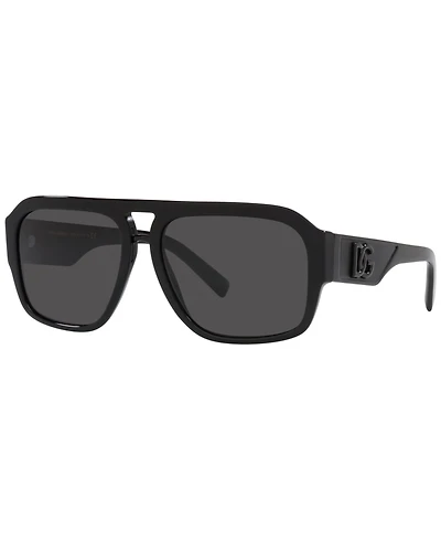 Dolce&Gabbana Men's Low Bridge Fit Sunglasses, DG4403F Low Bridge Fit 58