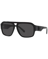 Dolce&Gabbana Men's Low Bridge Fit Sunglasses, DG4403F Low Bridge Fit 58