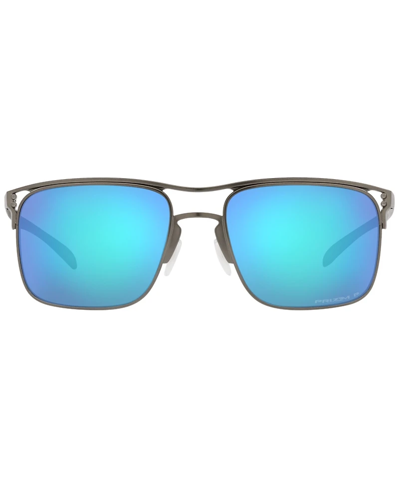 Oakley Men's Polarized Sunglasses, OO6048 Holbrook Ti 57