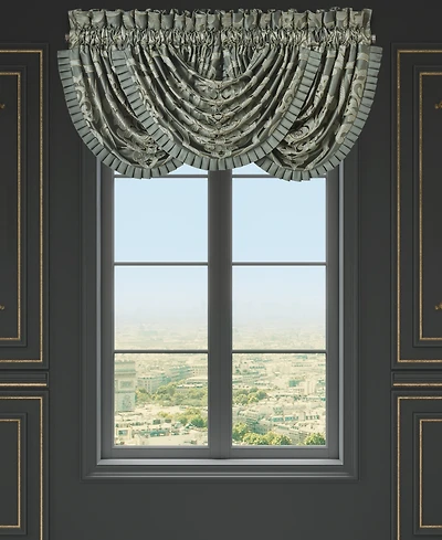 J Queen New York Santino Waterfall Window Valance, 33" x 43"