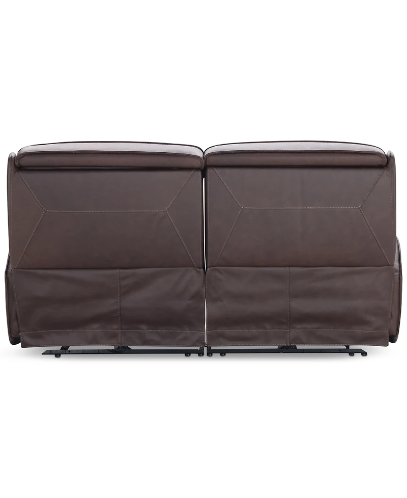 Closeout! Dextan Leather 2-Pc. Sofa with 2 Power Recliners, Created for Macy's