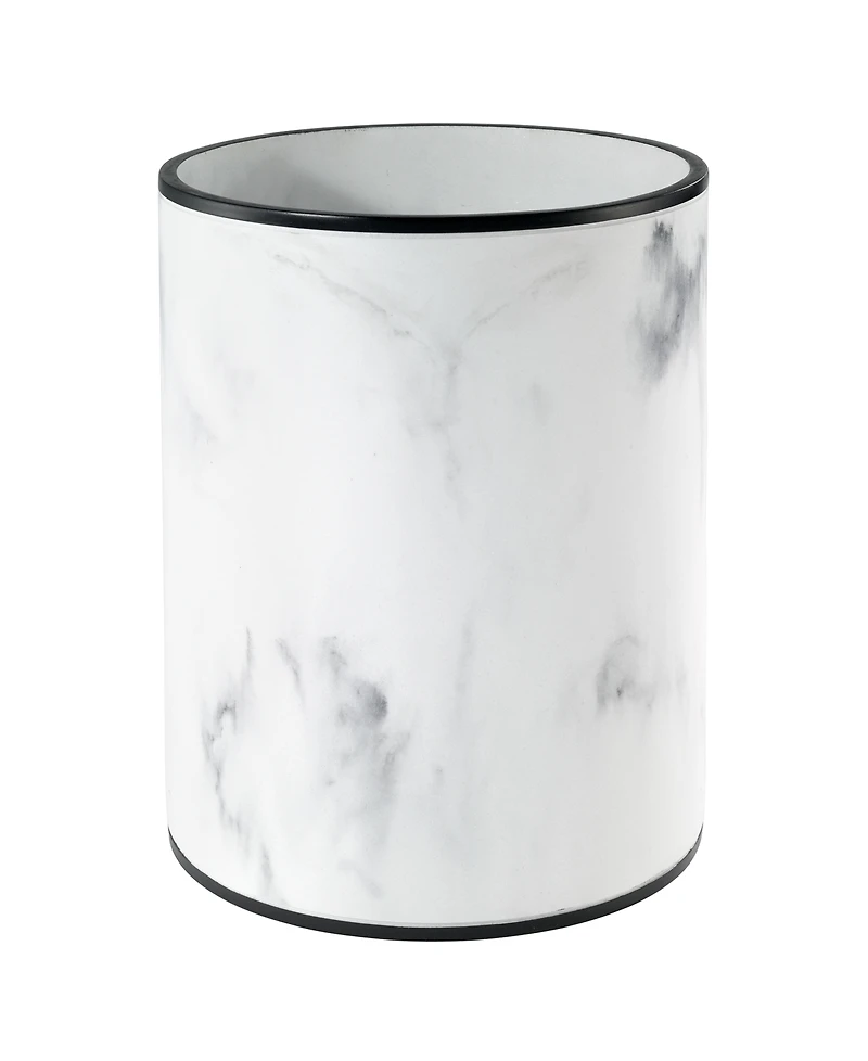 Avanti Jasper Framed Marble-look Resin Wastebasket